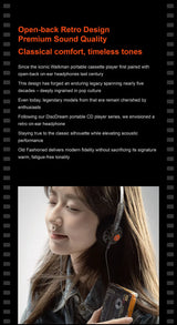 MOONDROP Old Fashioned On-Ear Headphones — 40mm Driver