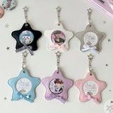 Y2K Korean Fashion Star Bag Pendant Cute Idol 3in Photo Storage Card Album Card Holder Women Decorative Accessories KeychainGift