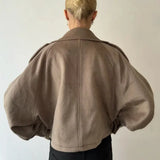 Women's Stand Collar Zip Jacket – Autumn/Winter