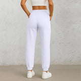 Women's High-Waist Drawstring Straight-Leg Pants