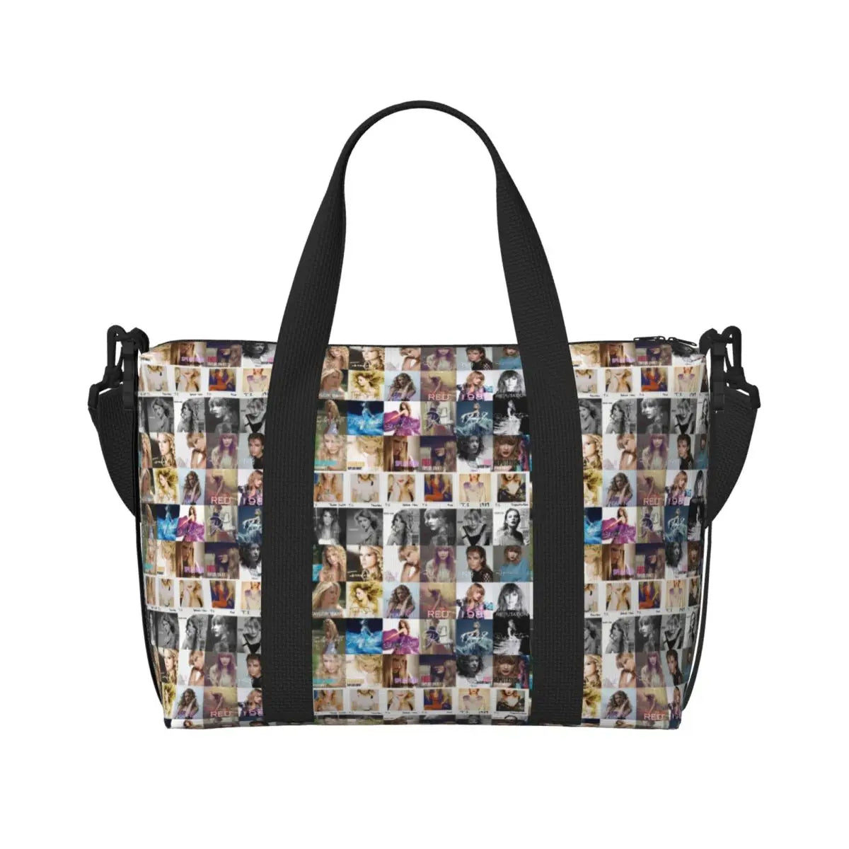 Custom The Eras Tour 1989 Taylor's Swift's American Pop Singer Tote Bag Women Large Capacity Beach Gym Travel Bags