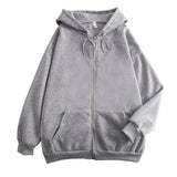 Men’s Solid Zip-Up High Street Hoodie