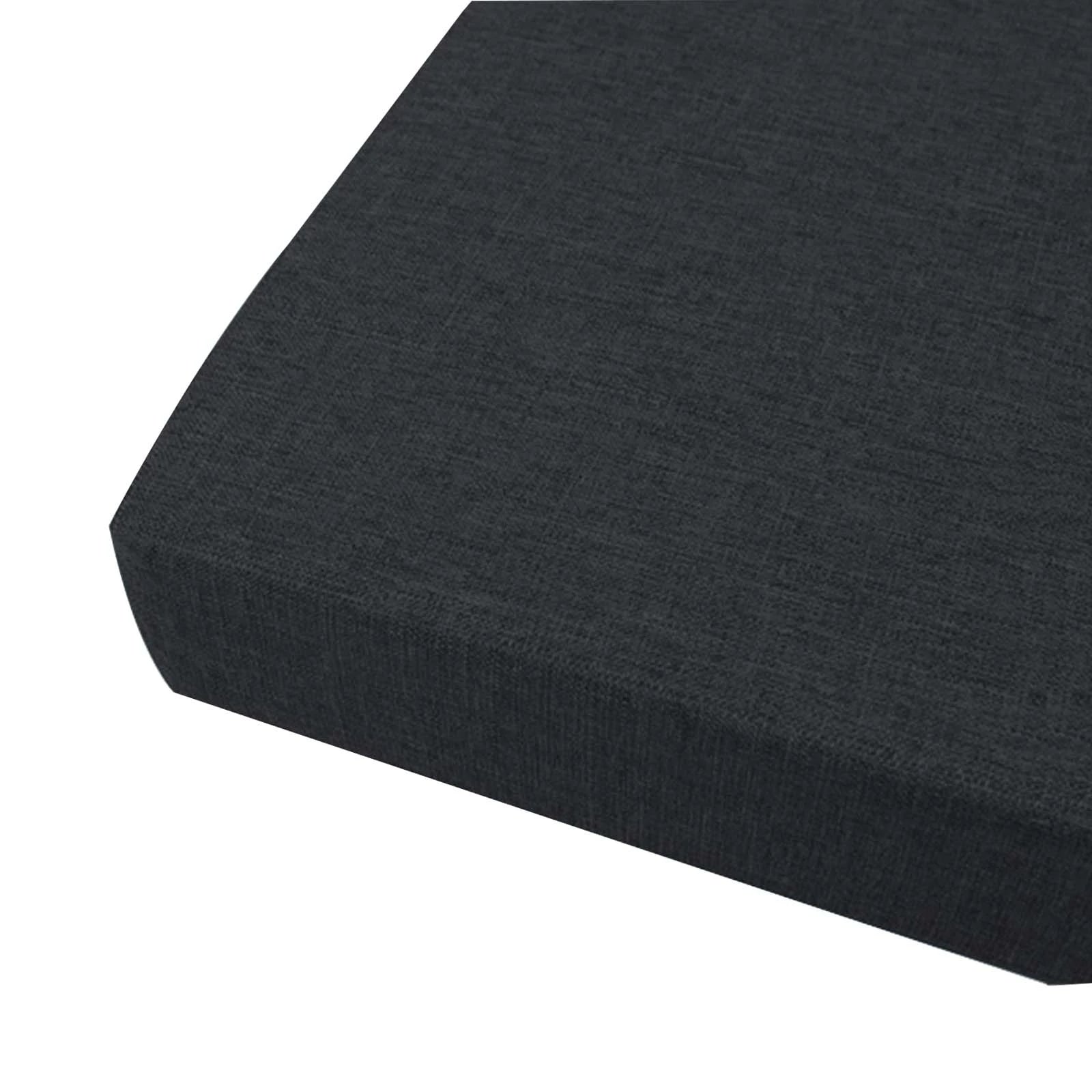 Linen Seat & Window Cushion with Zipper | Custom Sizes