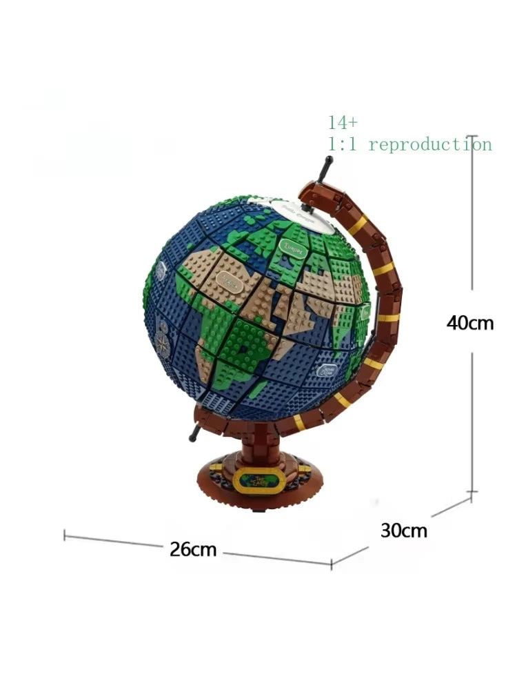 DIY expert new model earth building blocks, high-end home decoration, desktop furnishings，ideal giftS