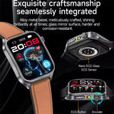 2026Hot AI-GPT Diagosis ECG Health SmartWatch Blood Pressure Lipid Uric Acid 650nm Dual-Probelaser Heart Analysis Smart bracelet