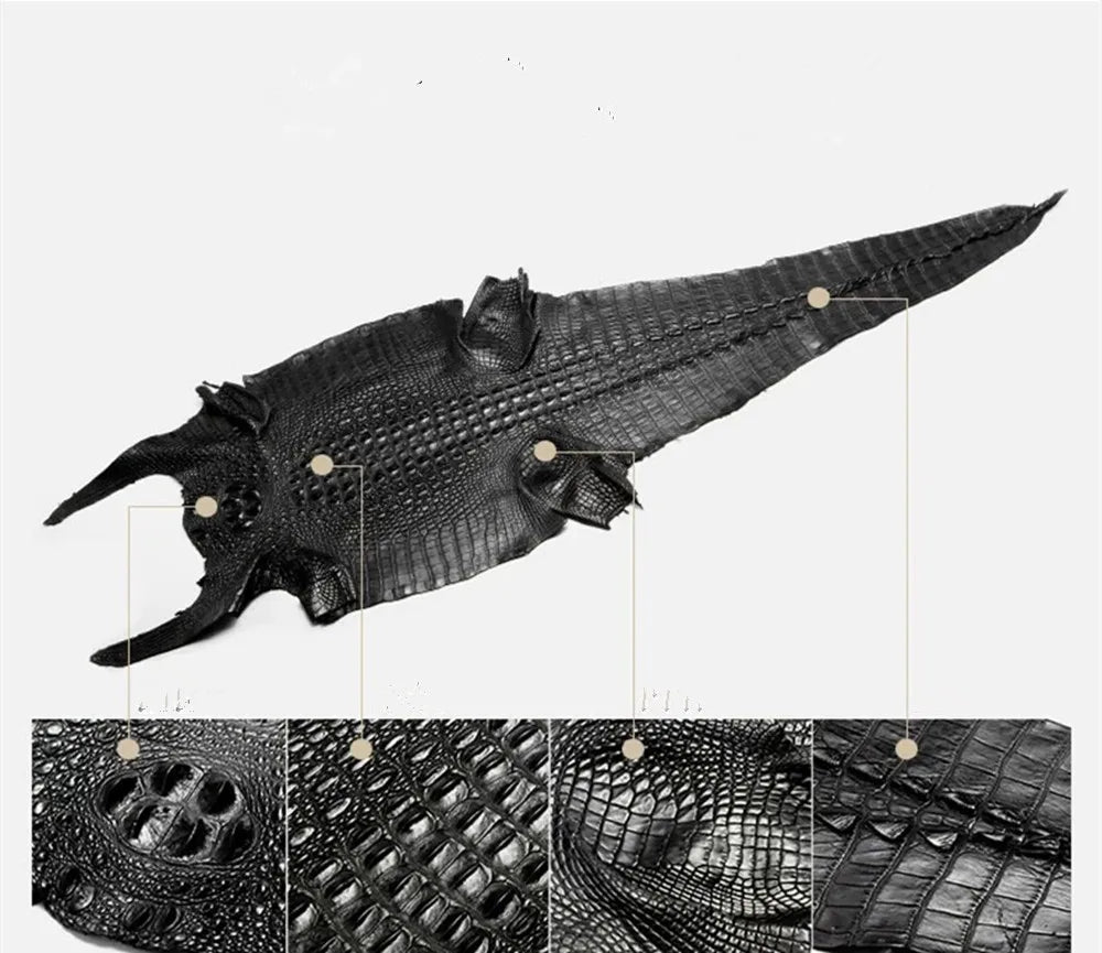 Genuine Crocodile Leather Shell Bag for Women