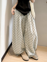 Women's Linen Blend Wide-Leg Pants