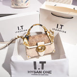 Carriage Emblem Crossbody Box Bag