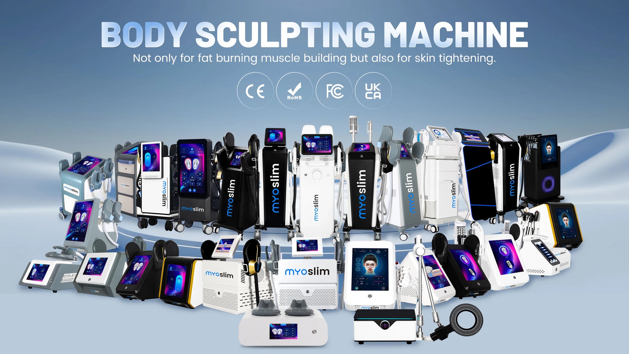 EMS RF Machine Professional Body Sculpt 6500W 200hz EMS Muscle Stimulator Slimming Machine