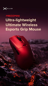 Delux M800mini Wireless Gaming Mouse, 46g Lightweight,PAW3311,1KHz Polling Rate Recharge Mice for Small to Medium Hand PC Gamer
