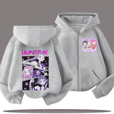 Demon Hunters Kids' Hooded Zip Jacket