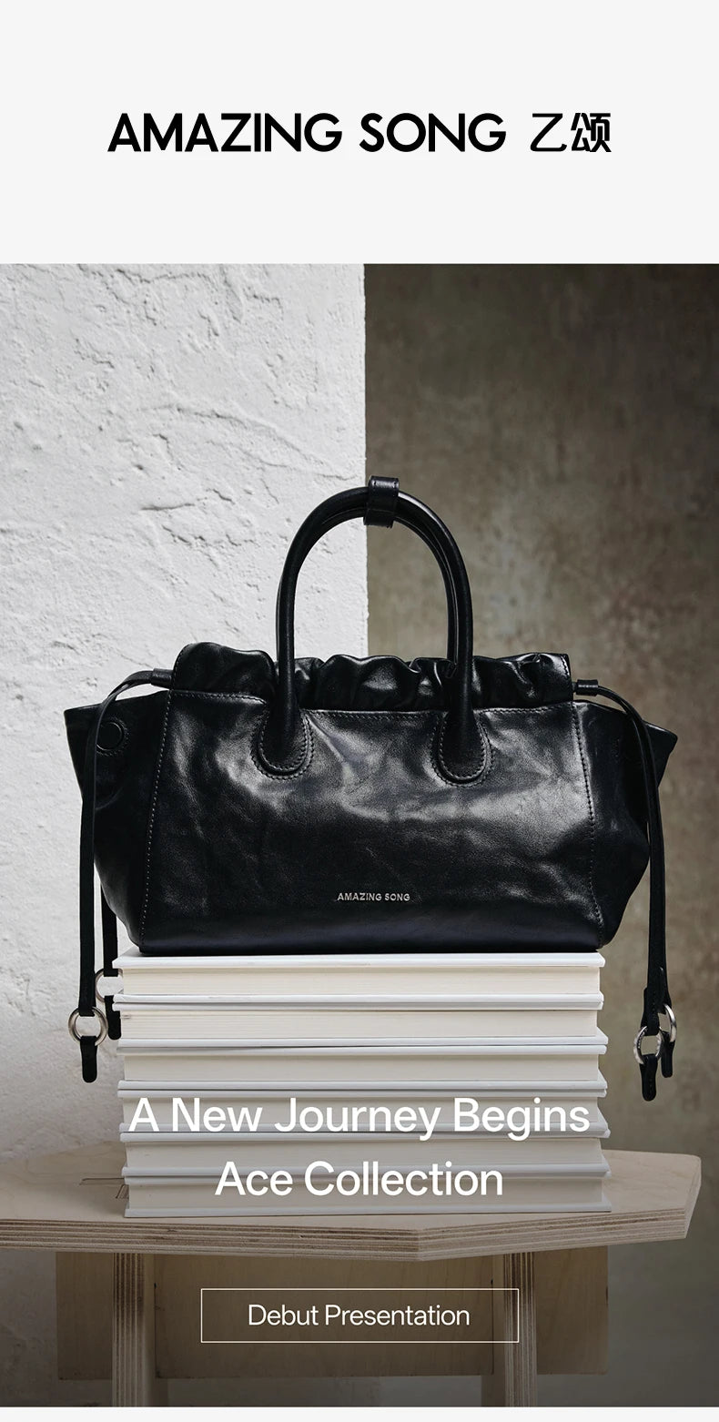 Amazing Song Cloud Hobo Bag – Genuine Leather Crossbody