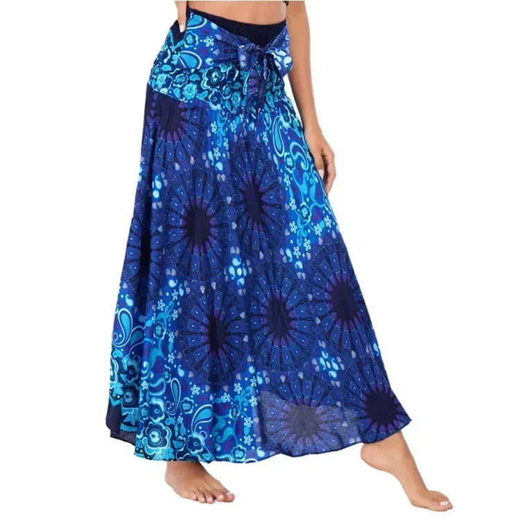 Boho Maxi Skirt – Flowy Ankle-Length Summer Skirt for Women