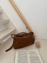 Autumn Winter Fashion Women's Shoulder Crossbody Bag Luxury Designer Brand Ladies Soft Suede Cow Leather High Quality Bag New