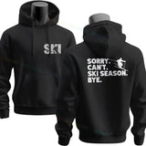 Men's Ski & Snowboard Graphic Hoodie for Fall and Winter