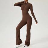 High-Performance Long Sleeve Yoga Jumpsuit