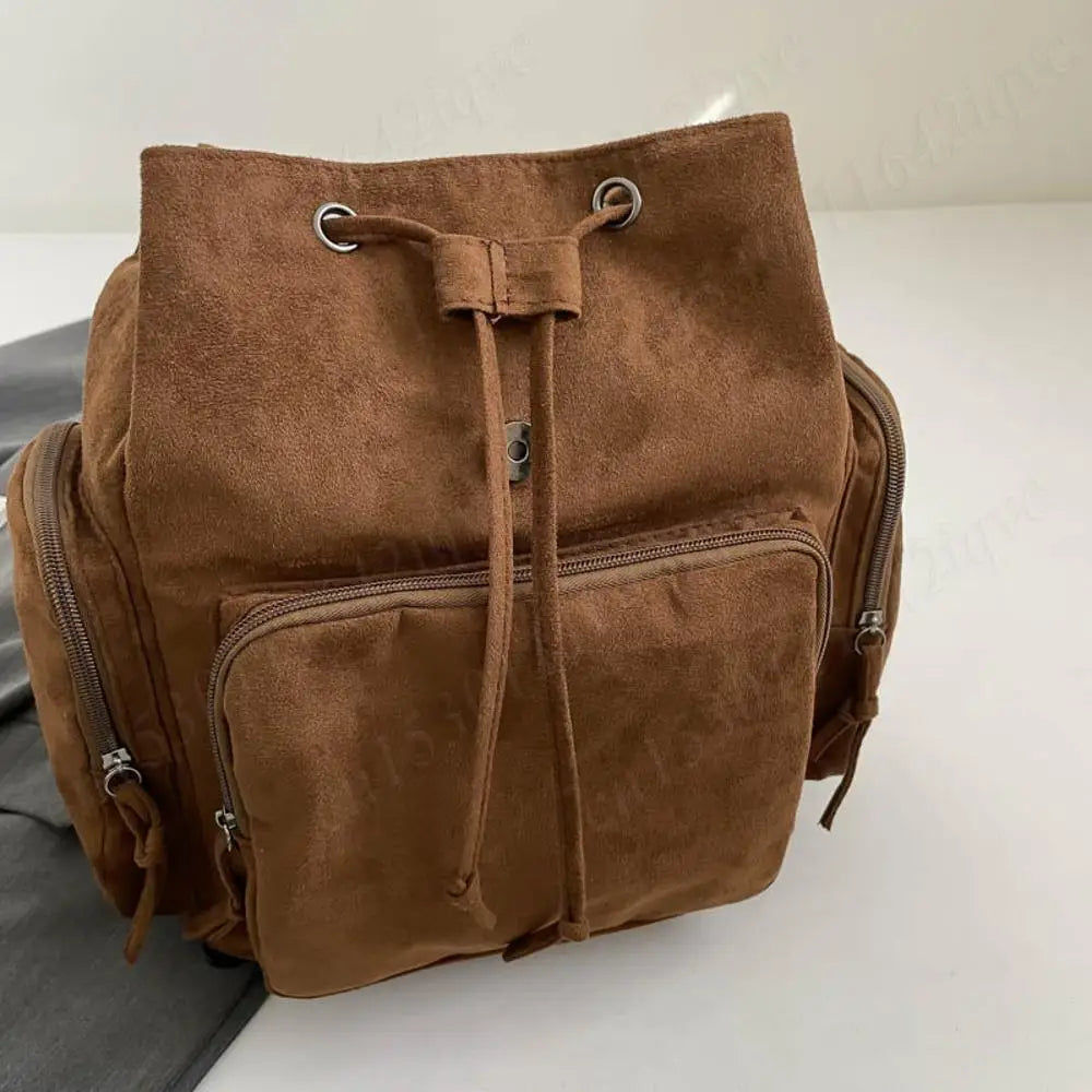 Gothic Punk Backpack Rivets Student School Bag Vintage Duffel Bag with Cross Stud Design Women Large Capacity Travel Bag