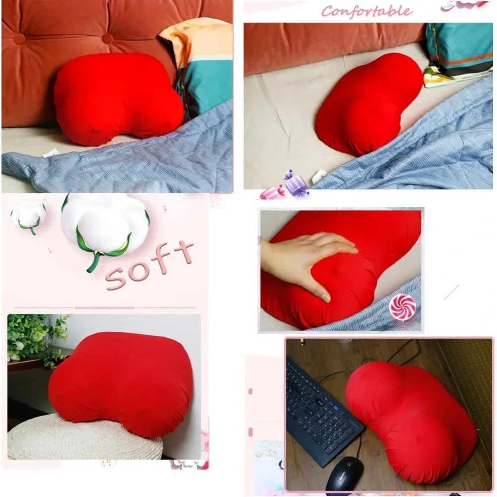 Slow Rebound Memory Foam Breast Pillow Realistic Female Chest Cushion for Sleeping Anxiety Relief Anime Lover Gift for Men Soft