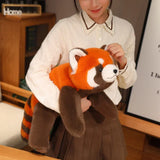 Plush Animal Cuddle Pillow – Raccoon, Fox & Red Panda