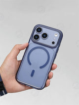 Magnetic Clear iPhone Case with Camera Button