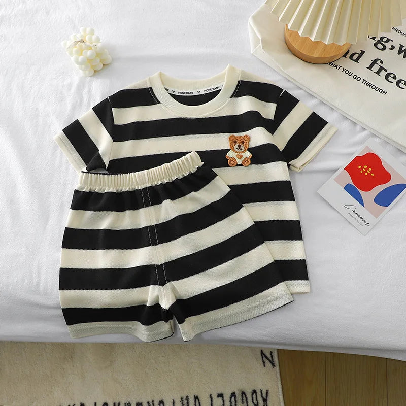 Kids' Striped Summer 2-Piece Set