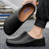 Men's and Women's Summer Breathable, Waterproof, Non-Slip Kitchen Shoes, Slip-On Beach Shoes, Toe-Toe Sandals and Slippers