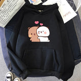 Cute Dudu Anime Hoodie – Unisex Casual Spring & Autumn Pullover