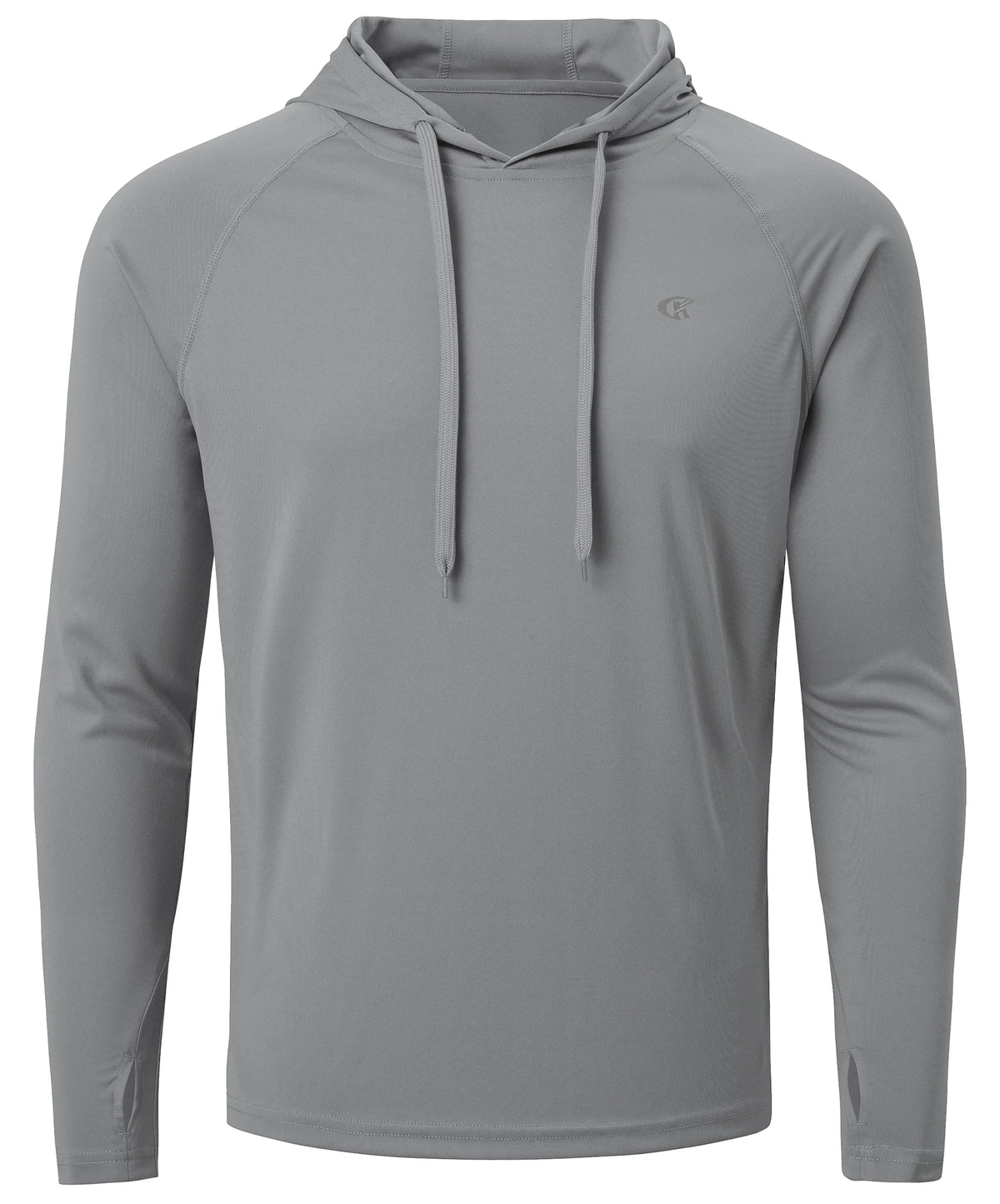 Summer Men's Long Sleeve UPF 50+ Hoodie T-Shirts, Rash Guard Quick Dry T-shirt Outdoor Sport Running Pullover