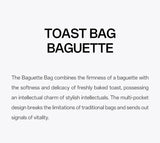 Amazing Song Toast Bag BGT Retro Chic Classic Bowling Bag Style Linear Shoulder Bag