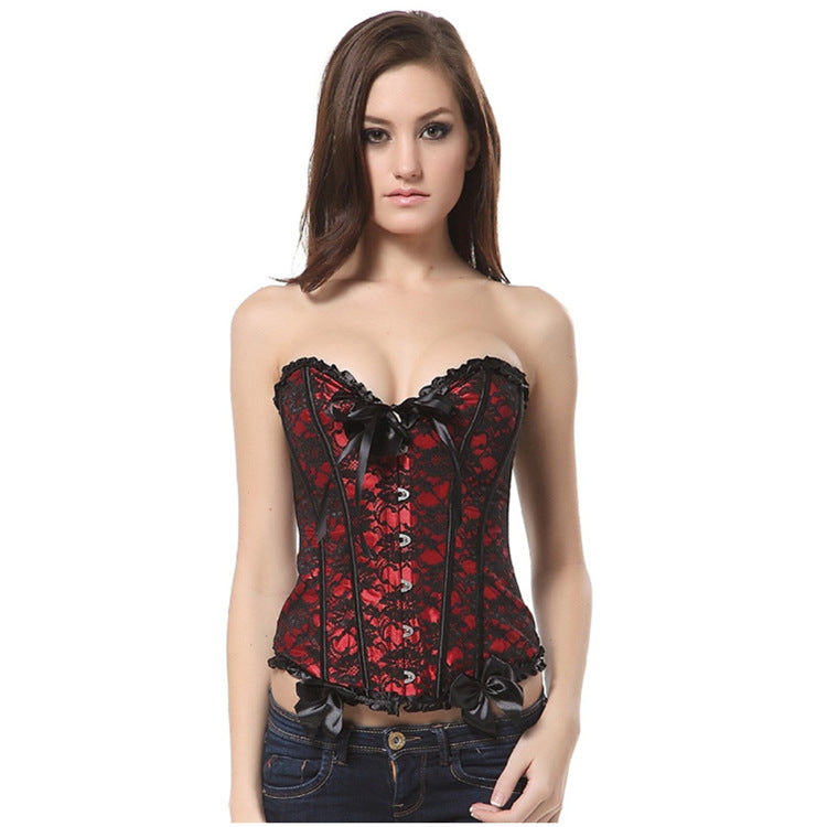 Gothic Overbust Corset Top - USA Made Slimming Waist Cincher