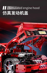 4026PCS Technical LOX Edition F40  Assembly MOC 140629 Building Block Car Supercar Model Adult High Difficulty Racing Toys
