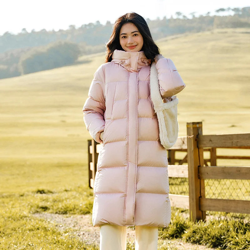 Women’s Longline Hooded Down Jacket