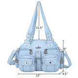 Vintage Women Handbags Satchel Top-handle Handbag PU Shoulder Bag Dumpling Pack Give Gifts Shoulder Bags Phone Money Pack