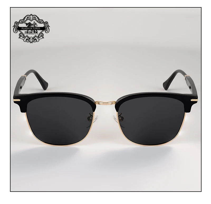 2025 Classic Polarized Sunglasses Men Women Retro Half Frame UV400 Glasses Male Popular Anti-glare Travel Driving Eyewear
