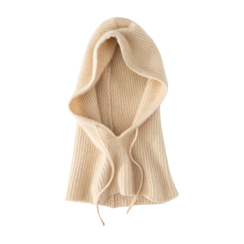 Women's Wool Knit Balaclava Hat – Warm Winter Ski Bonnet