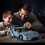 Technical Racing Sport Car Model Building Blocks technic adults 1:14 DIY Supercar Brick Puzzle Toys Kid Adult Gift（1200+granule）