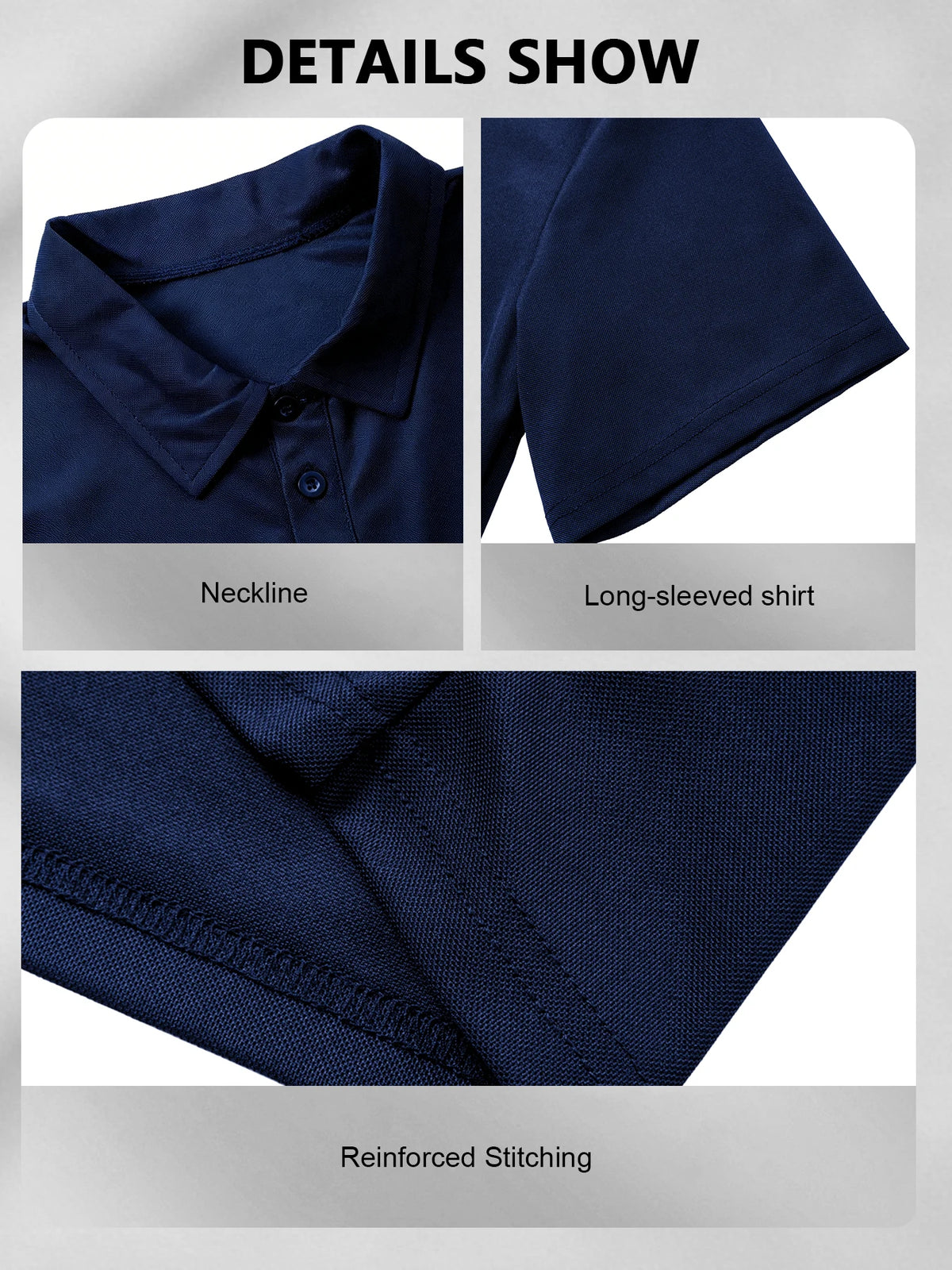 Men Classic Solid Polo Shirt Lapel Neck Short Sleeve Slim Fit Breathable Tee Smart Casual Office Daily Male Shirts