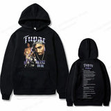 Tupac 2Pac Graphic Fleece Hoodie for Men