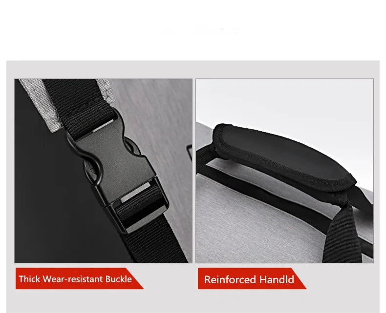 OZUKO Garment bag Multifunction Men Suit Storage Large Capacity Luggage Handbag Male Waterproof Travel Duffel Bag Shoes Pocket