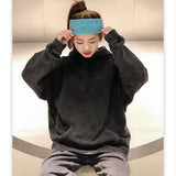 Vintage Wash Oversized Cotton Hoodie