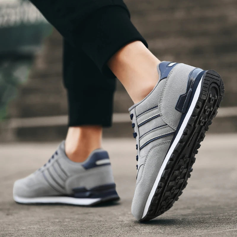 Men's Corduroy Lace-Up Casual Sneakers