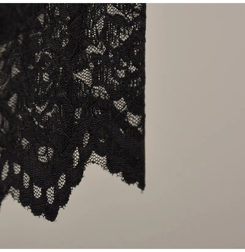 Elegant Lace Maxi Skirt – Women's Floral Pencil Skirt