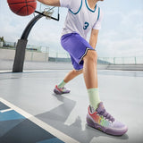 361 Degrees Joker 2 GT Men Basketball Shoes New Trendy Leather Breathable Shock-Absorbing Wear-resistant Male Sneakers 672611111