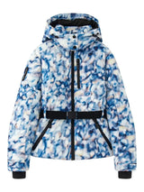 Women's Hooded Winter Parka – Insulated Mid-Waist Jacket with Adjustable Belt