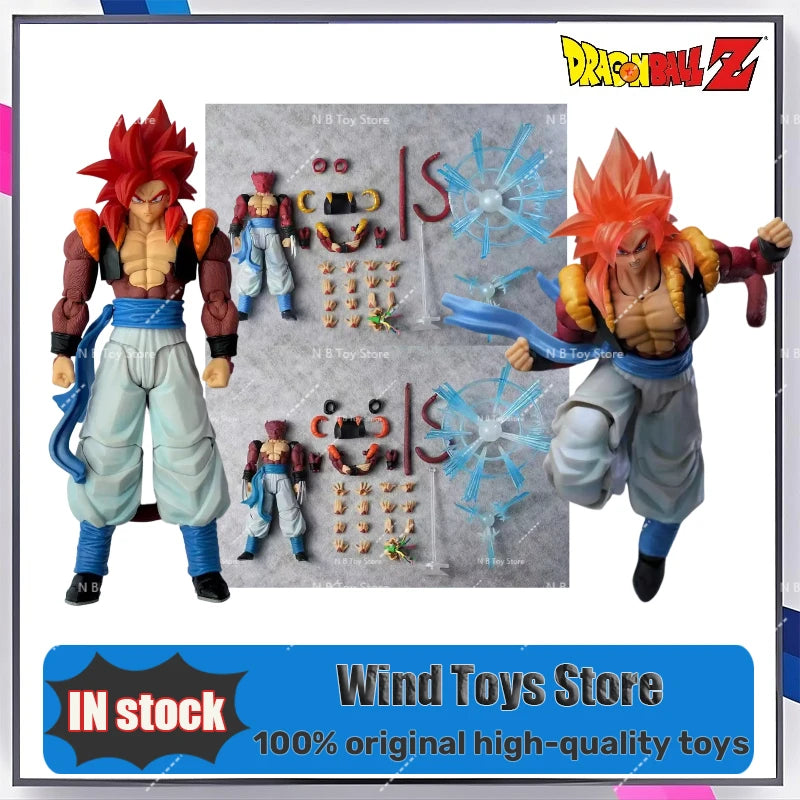IN STOCK KAMIONE Dragon Ball Super Saiyan IV Gogeta A/B SSJ4 The Strongest Fusion Anime Collectible Action Figure Gift