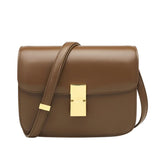 Women’s Genuine Leather Shoulder Bag 2025 Trend Brand Small Square Bags Luxury Designer Handbag Fashion Messenger BagsTofu Bags