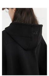 Women’s Relaxed Cotton-Blend Drawstring Hoodie