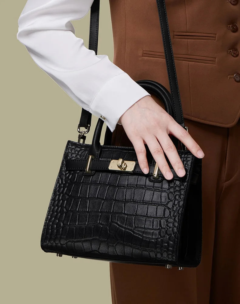 Hot ZOOLER Fashion Woman Bag Full Genuine Leather Shoulder Bags for Businesswomen Real Cow Handbags Purses Bolsa Feminina #wg383