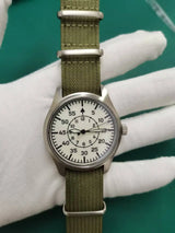DD40mm Vh31 Beat Quartz Men Watches Sapphire Crystal waterproof 5Bar 316L Stainless Steel vintage Pilot Men watch