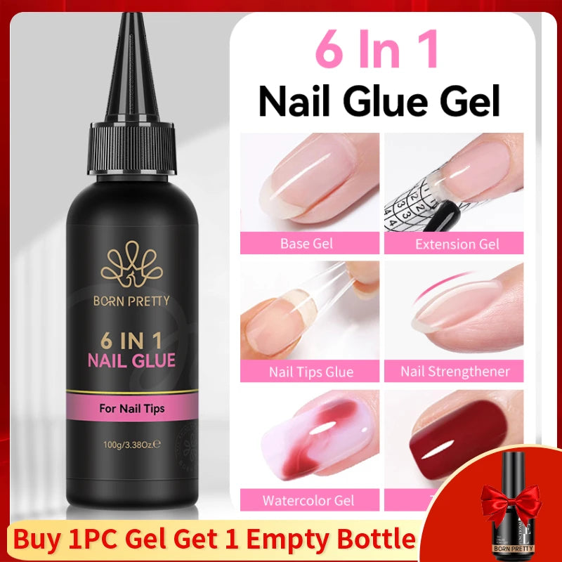 BORN PRETTY 250g Super Top Coat Gel Nail Polish Base Gel Matte Top Coat Semi-Permanent Varnish Soak Off Nail Art Functional Gel